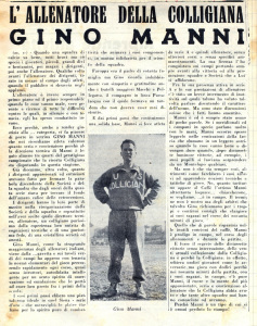 1958 Il campo di Siena Gino Manni