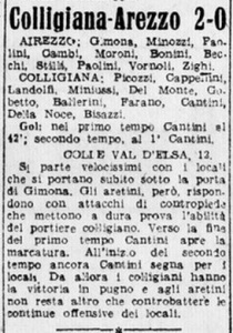 1948 04 13 Corriere d Sport Colligiana Arezzo 2 0