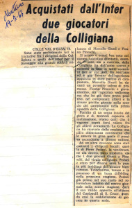1963 07 19 IlMattino Giusti e Pineschi all Inter