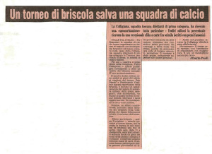 1982 Gazzetta dello Sport Torneo di briscola