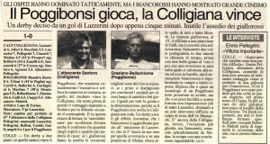 1998 11 16 La Nazione Derby 1 a 0