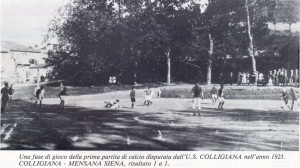 1923 05 06 Prima partita Colligiana Mens Sana 1 a 1