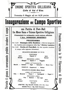 1923 INAUGURAZIONE CAMPO SPORTIVO