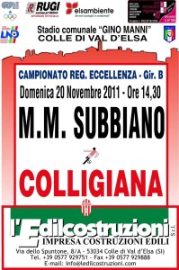 2011 11 20 Colligiana Subbiano