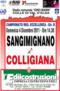 2011 12 04 Colligiana Sangimignano