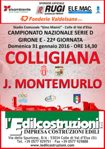 2016 01 31 COLLIGIANA JOLLY MONTEMURLO