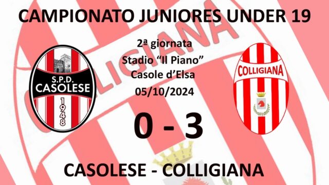 Vittoria in trasferta degli Juniores
